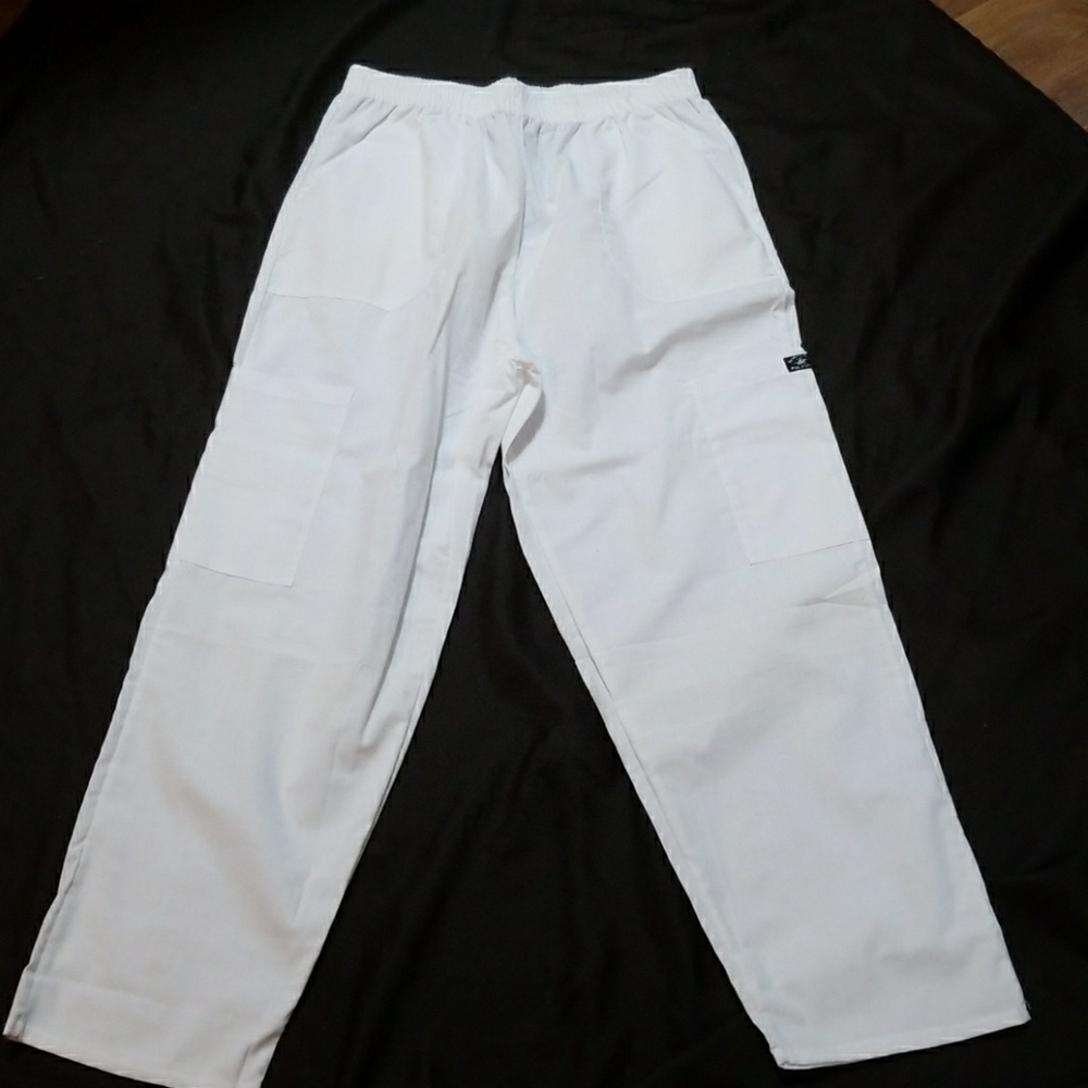 White Beverly Hills Polo Club scrub pants